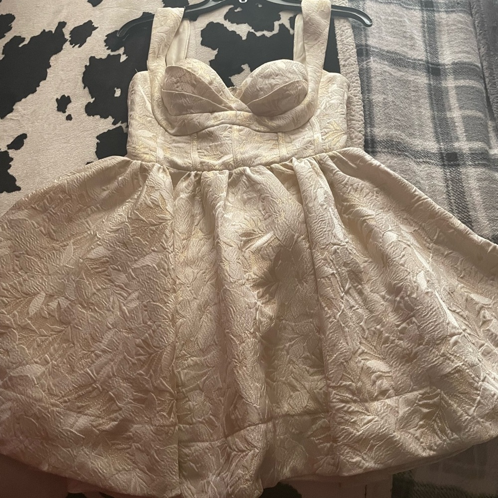 Windsor Cream Midi Dress